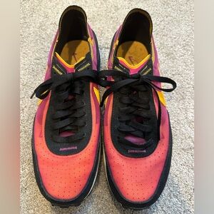 Like New Nike Waffle One Sneakers in Active Fushia/University Gold/Black - Sz 9